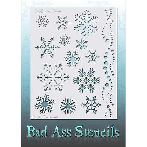 Bad Ass Full Size Stencils - Frozen - BAD6023