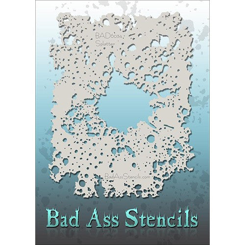 Bad Ass Full Size Stencils - Splatter - BAD6034