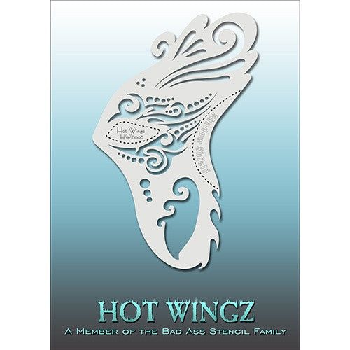 Bad Ass Hot Wingz Stencils - Fantasy - HOTWING8006