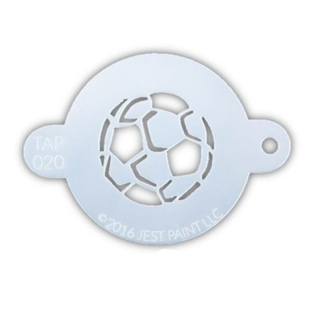 TAP Face Painting Stencil - Soccer Ball (020)