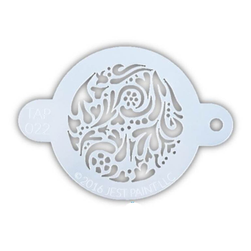 TAP Face Painting Stencil - Swirly (022)