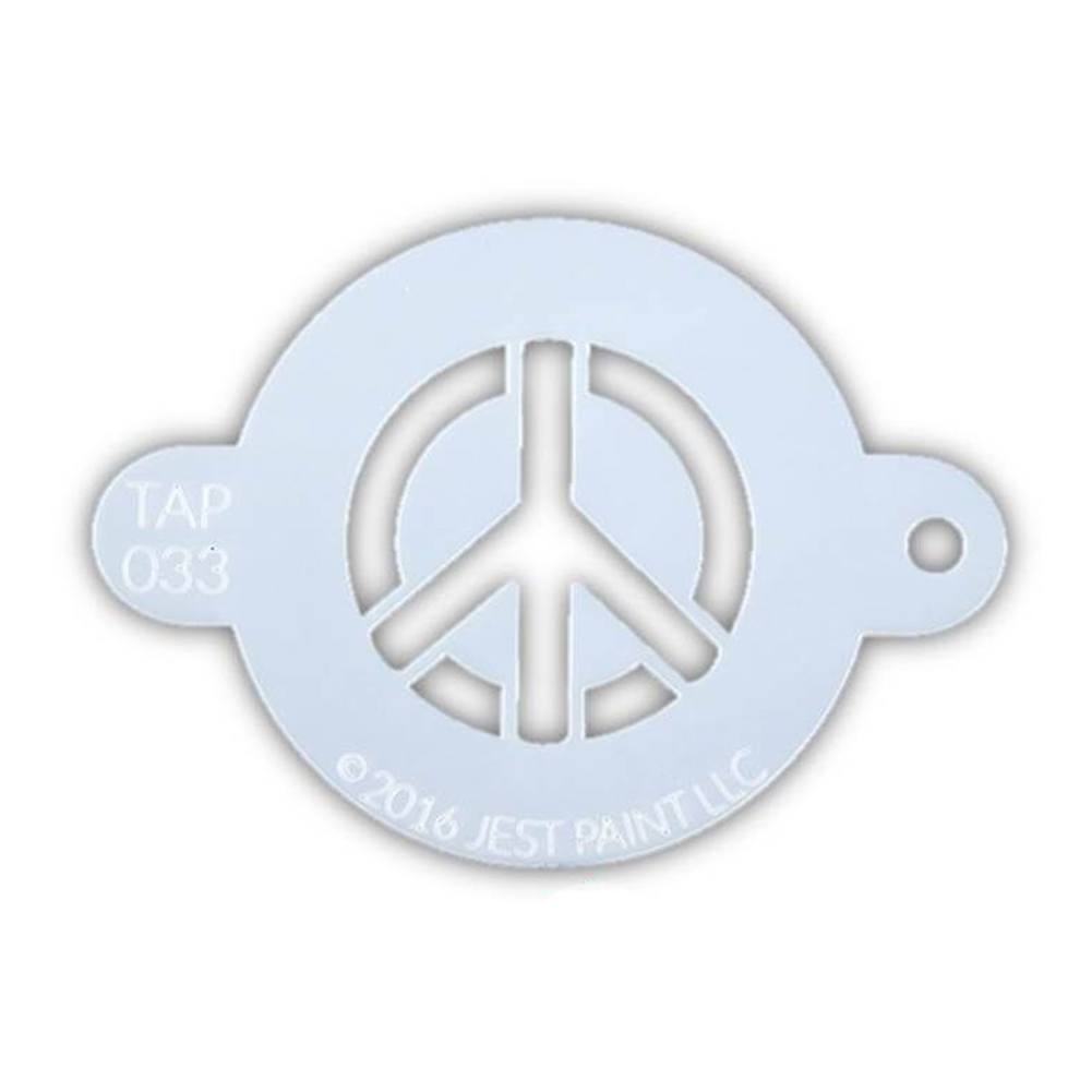 TAP Face Painting Stencil - Peace Sign (033)