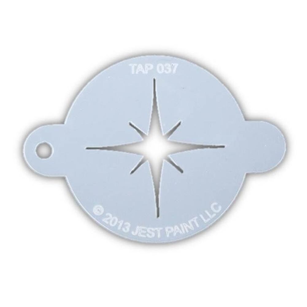 TAP Face Painting Stencil - Christmas Star (037)