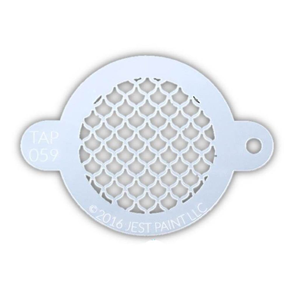TAP Face Painting Stencil - Fish Scales (059)