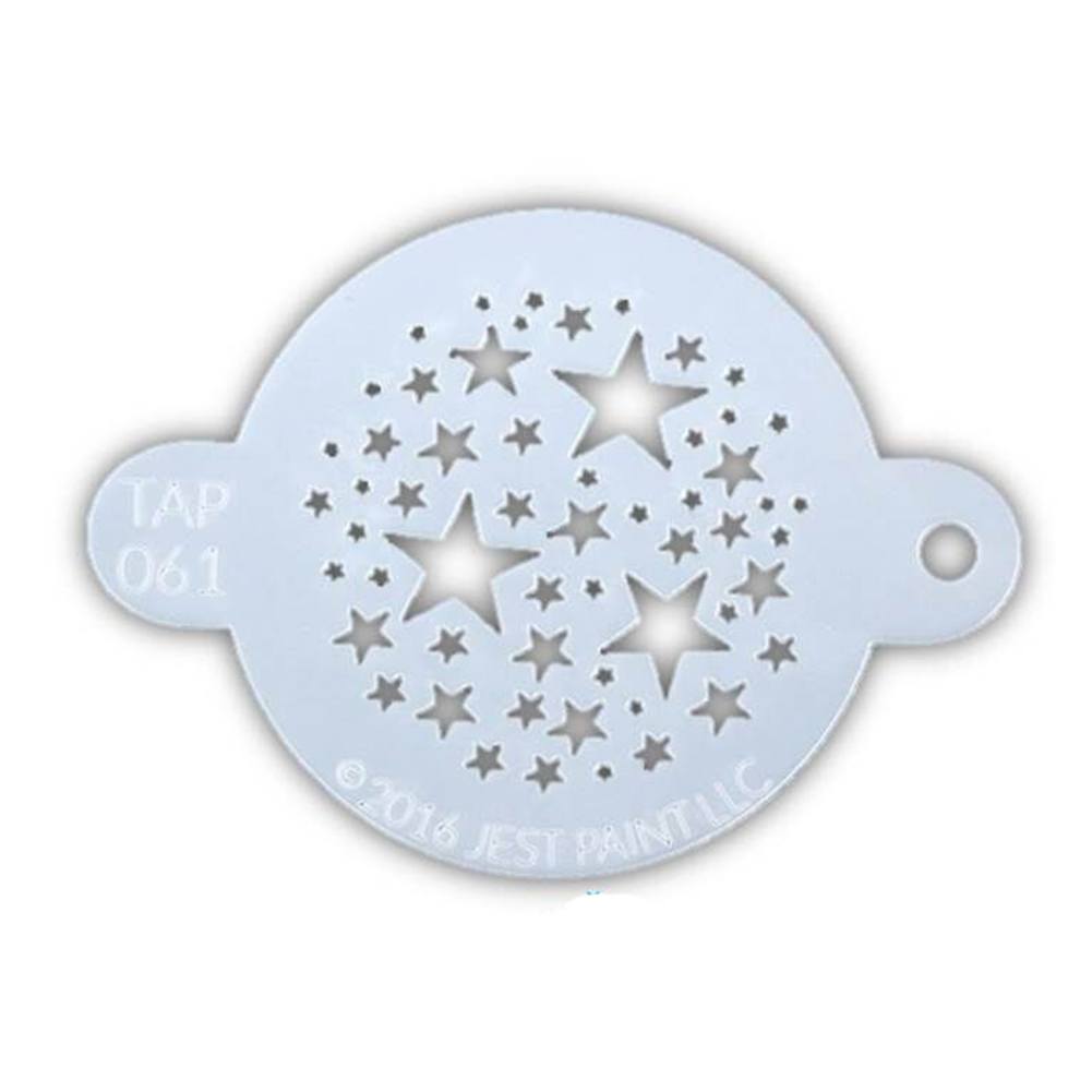TAP Face Painting Stencil - Magical Stars (061): FacePaint.com - Facepaint.com tap-face-painting-stencil-magical-stars-061-facepaint-com-facepaint-com