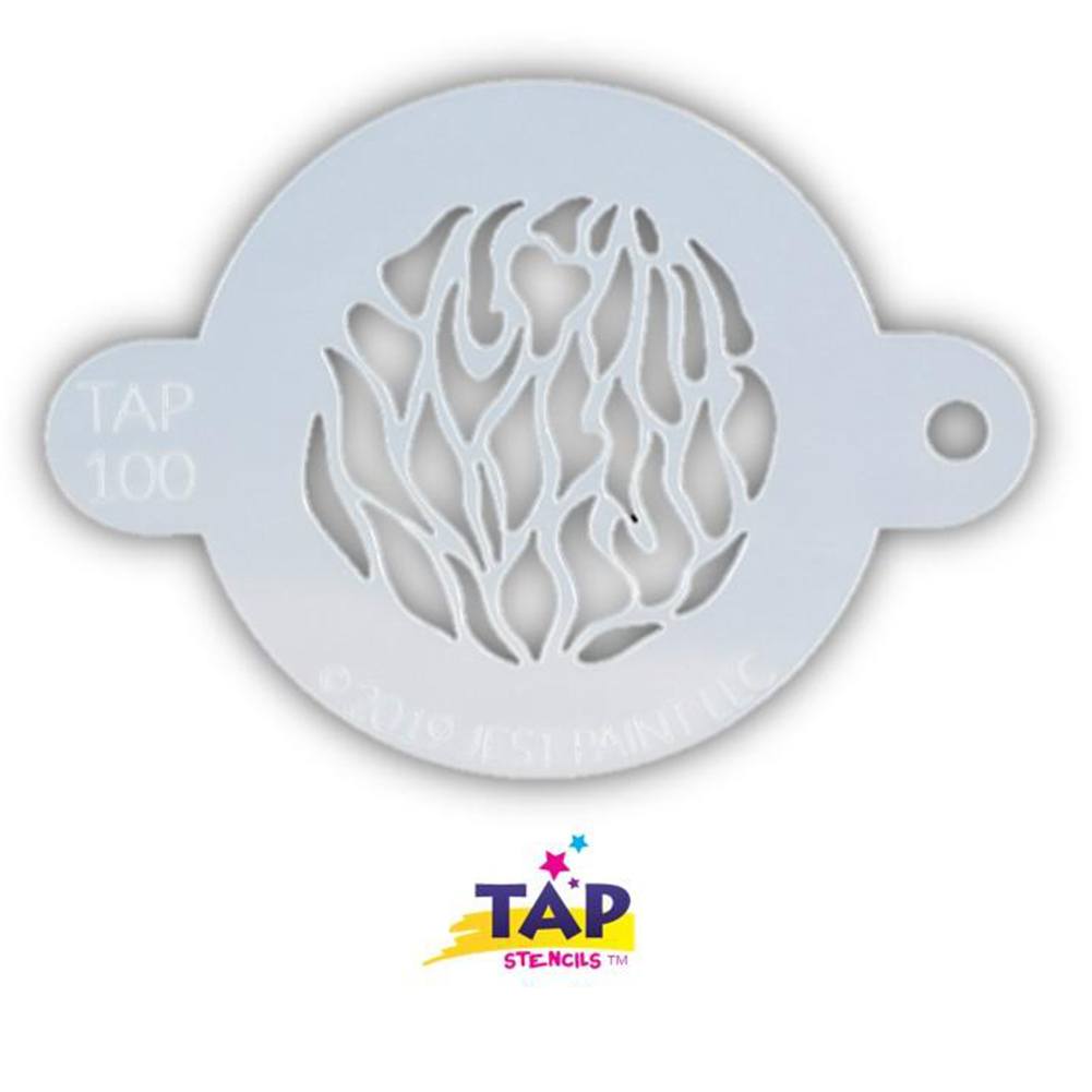 TAP Face Painting Stencil - Wild Animal Pattern (100)