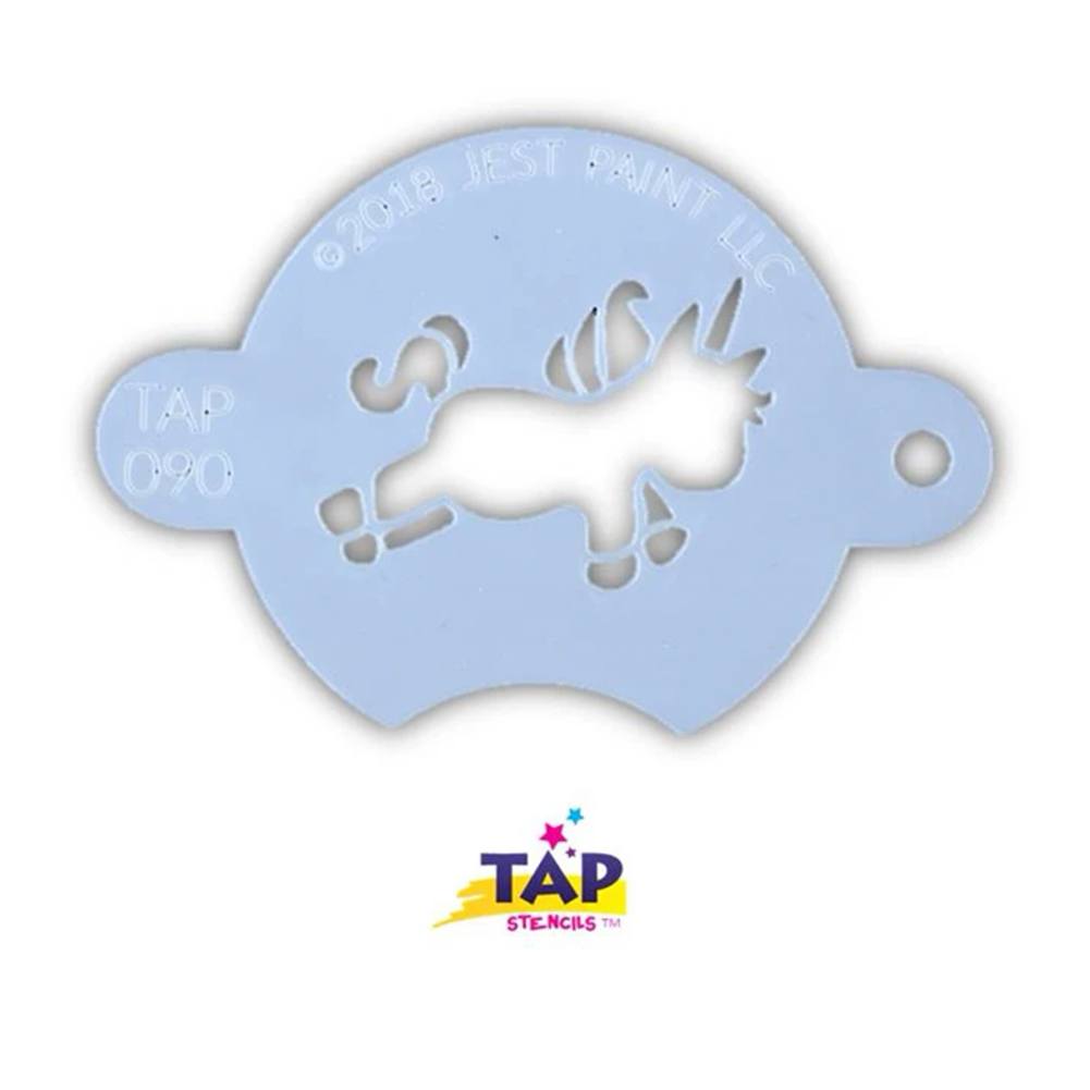 TAP Face Painting Stencil - Chubby Little Unicorn (090)