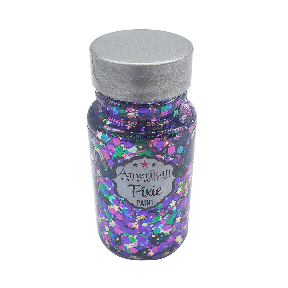 Pixie Paint Glitter Gel - Mardi Gras - Limited Edition Party Size 1.3 oz