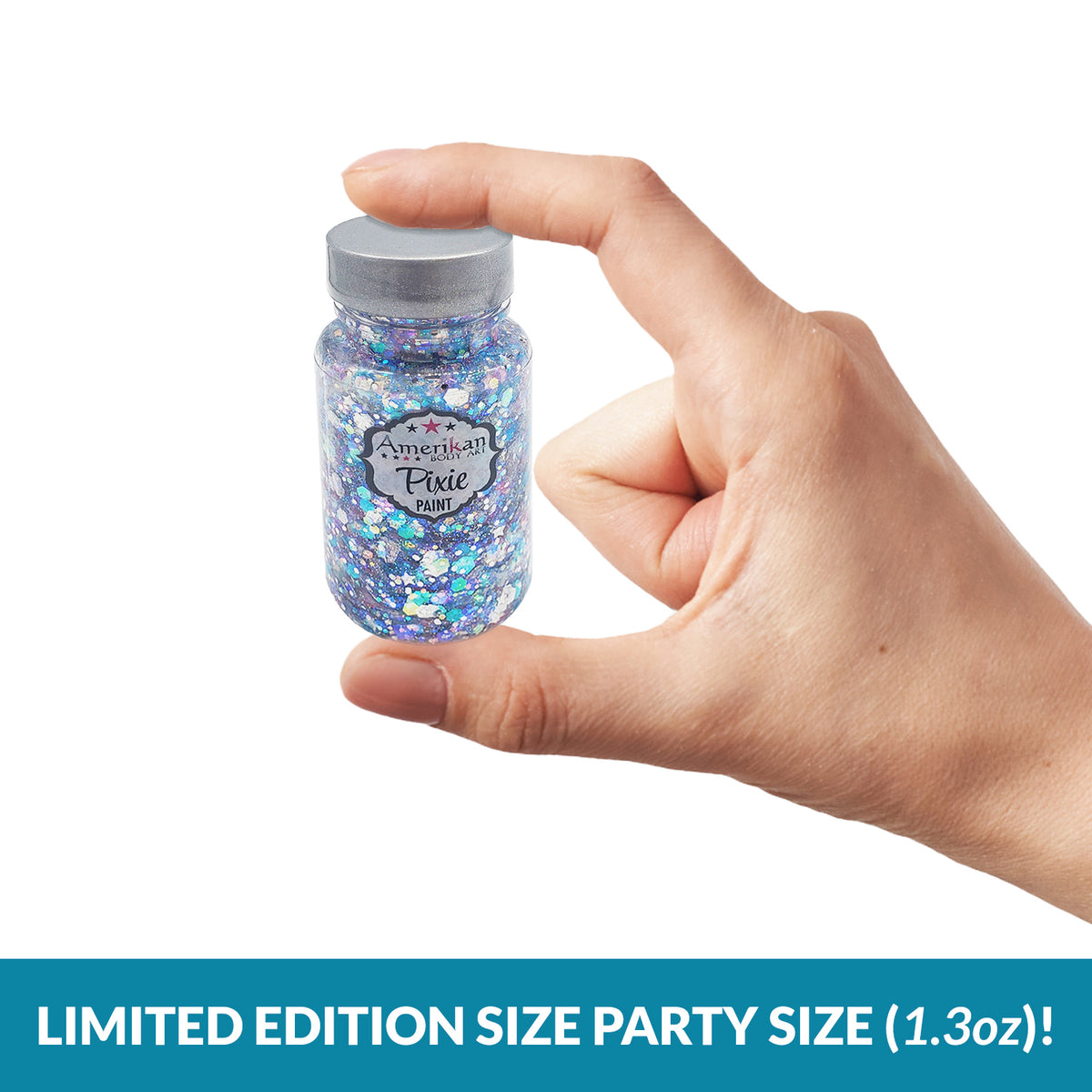 Pixie Paint Glitter Gel - Winter Wonderland - Limited Edition Party Size 1.3 oz
