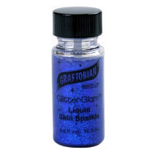 Graftobian Liquid Glitter - Blue Blast (0.5 oz)