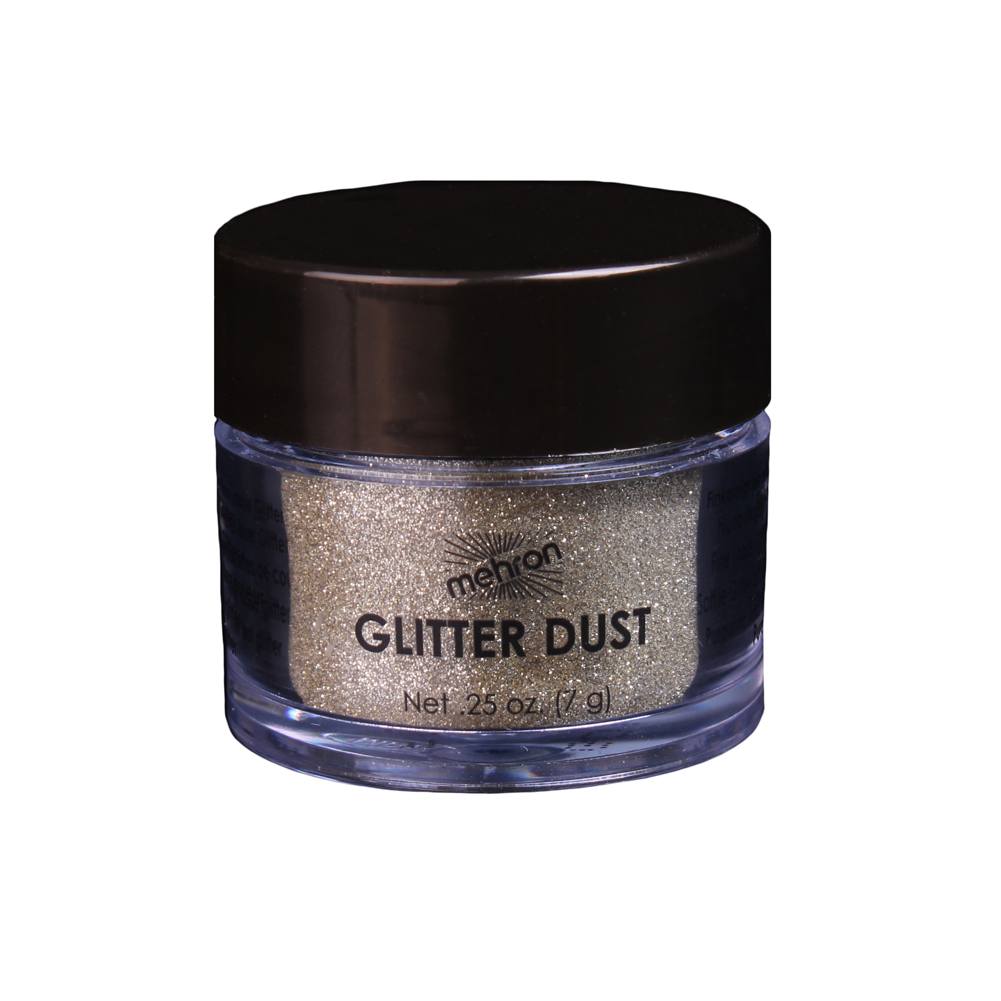 Mehron Glitter Dust - 18 Karat Gold GD (0.25 oz/7 gm)