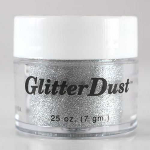 Mehron Glitter Dust - Real Silver S (0.25 oz/7 gm)