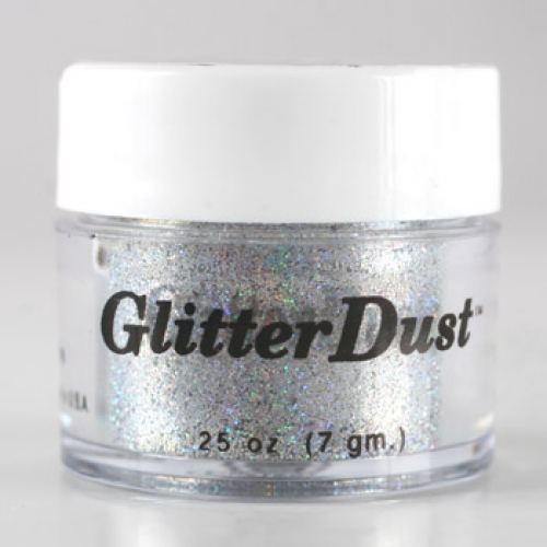 Mehron Glitter Dust - Holographic Silver H (0.25 oz/7 gm)