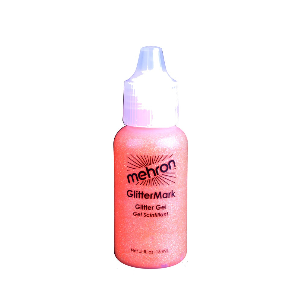 Mehron Liquid Glitter - Orange O (0.5 oz)