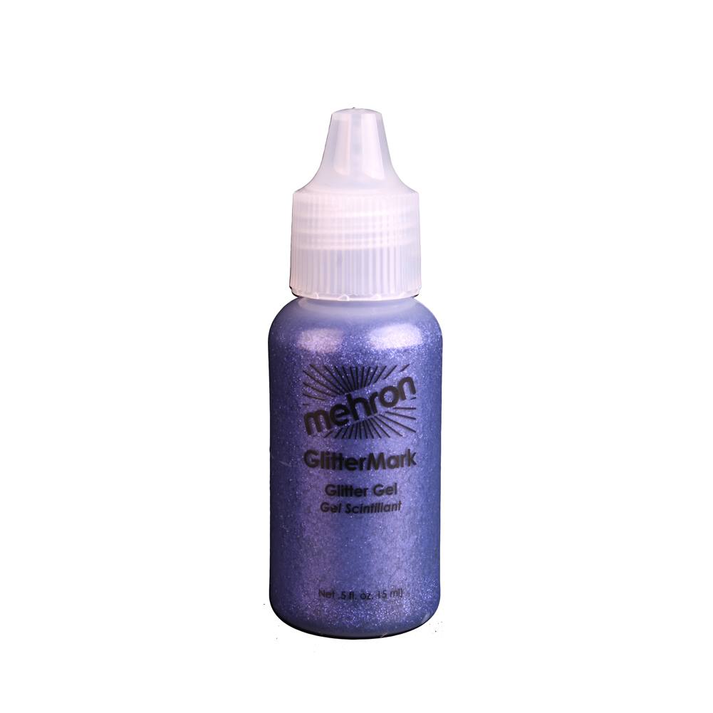Mehron Liquid Glitter - Purple P (0.5 oz)