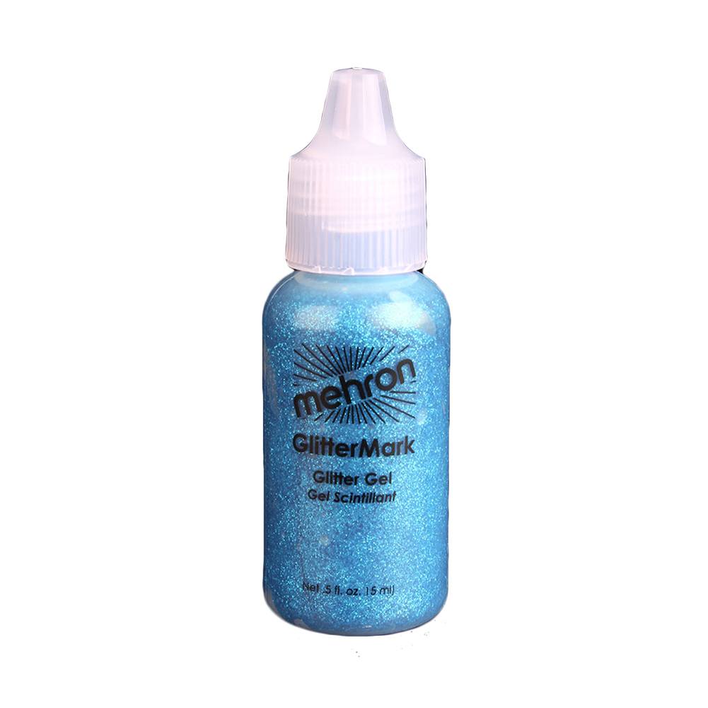 Mehron Liquid Glitter - Pastel Blue PB (0.5 oz)
