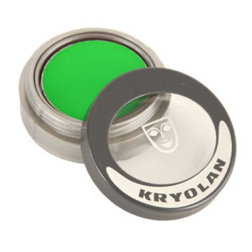Kryolan Pressed Powder Compact - UV-Dayglow Green