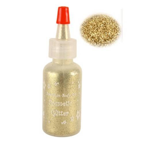 Amerikan Body Art Semi Sheer Glitter - Holographic Gold (0.5 oz)