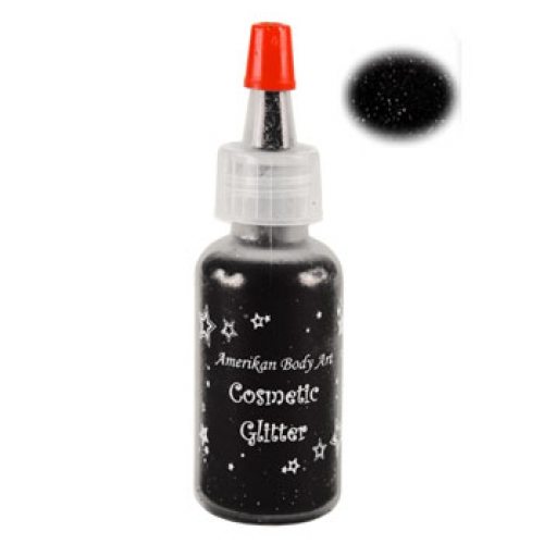 Amerikan Body Art Cosmetic Glitter - Jet Black (Opaque)