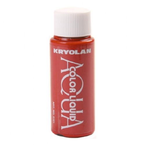 Kryolan Aquacolor Liquid - Red (1 oz)