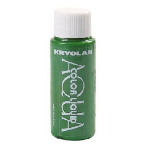 Kryolan Aquacolor Liquid - Green (1 oz)