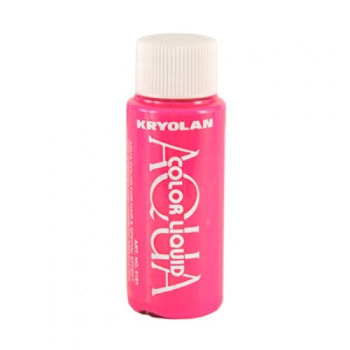 Kryolan Aquacolor Liquid - Day Glow Pink (1 oz)