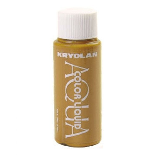 Kryolan Aquacolor Liquid - Metallic Gold (1 oz)