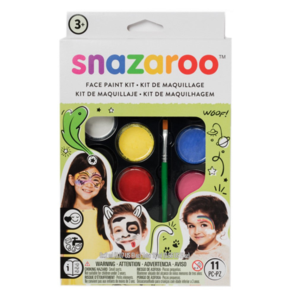Snazaroo Face Painting Palette Kits - Rainbow (8 Colors)
