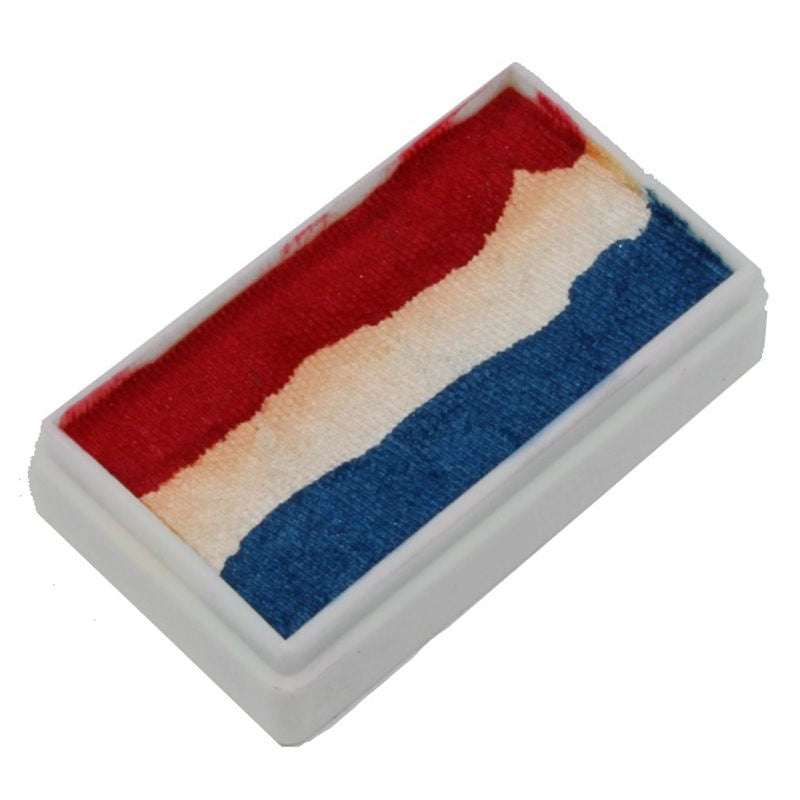 TAG 1 Stroke Split Cakes - Pearl Red/White/Blue (1.06 oz/30 gm)