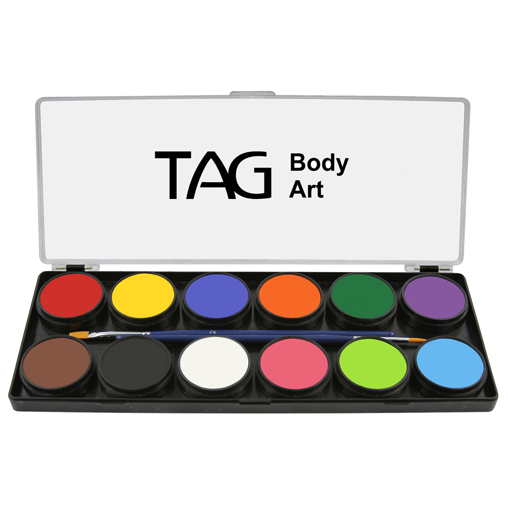 TAG Regular Face Paint Palettes (12 Colors): FacePaint.com - Facepaint.com
