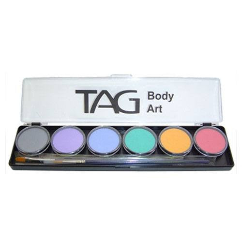 TAG Pastel Face Paint Palettes (6 Colors):  