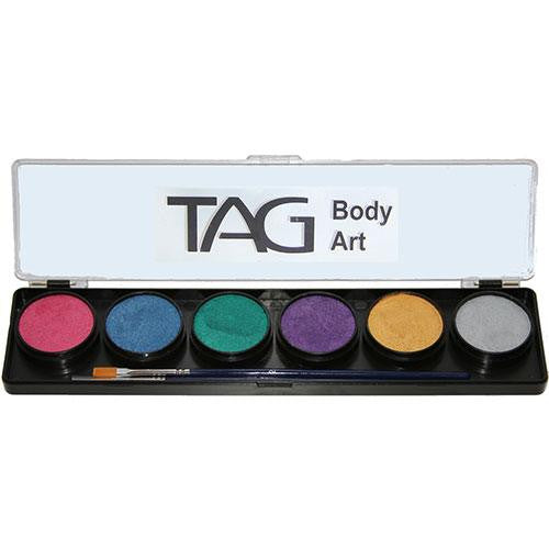 TAG Pearl Face Paint Palettes (6 Colors)