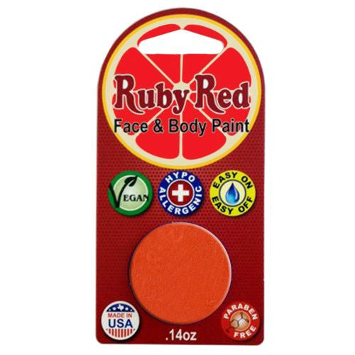 Ruby Red Face Paints - Orange 650