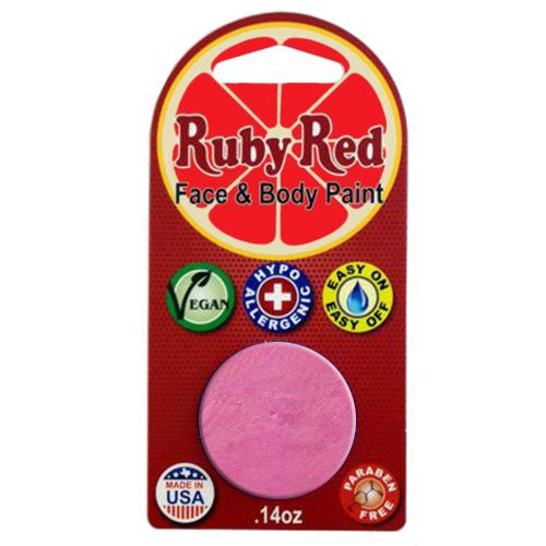 Ruby Red Pink Face Paints - Bubble Gum 207 (0.14 oz/2 ml)