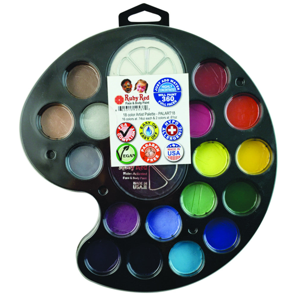 Ruby Red Artist Palette (18 Colors)