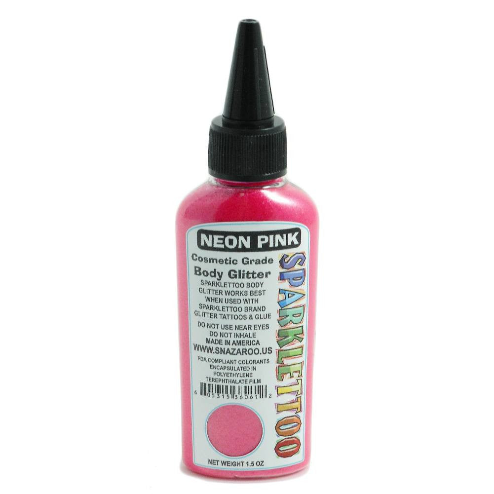 Ruby Red Sparklettoo Glitter - Neon Pink