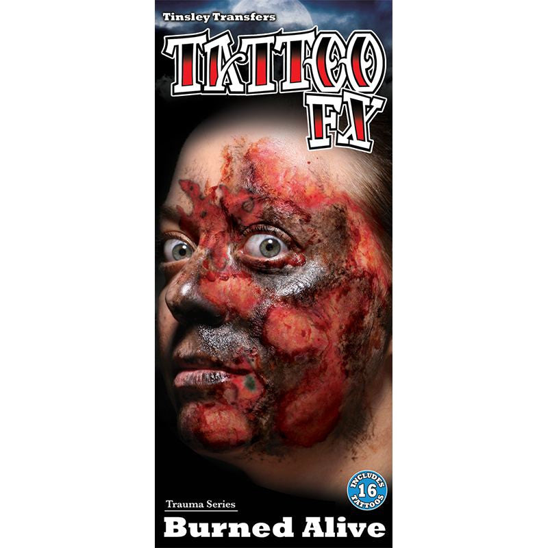 Tinsley Transfers Gorywood Temporary Tattoo - Burned Alive