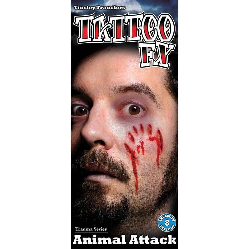 Tinsley Transfers Gorywood Temporary Tattoo - Animal Attack