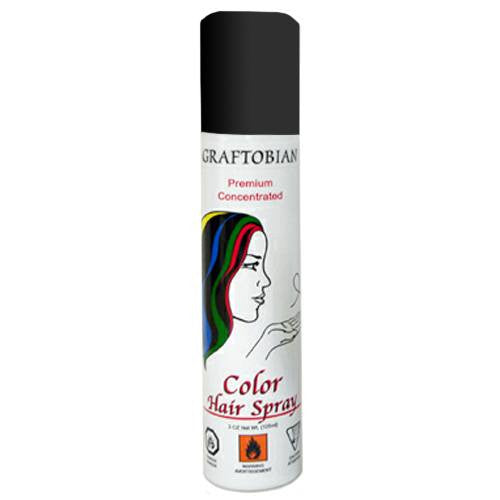 Graftobian Color Hair Spray - Black