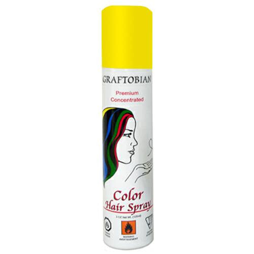 Graftobian Color Hair Spray - Yellow
