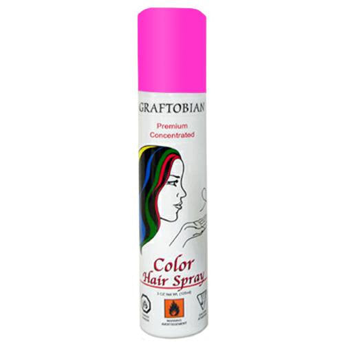 Graftobian Color Hair Spray - Fluorescent Pink