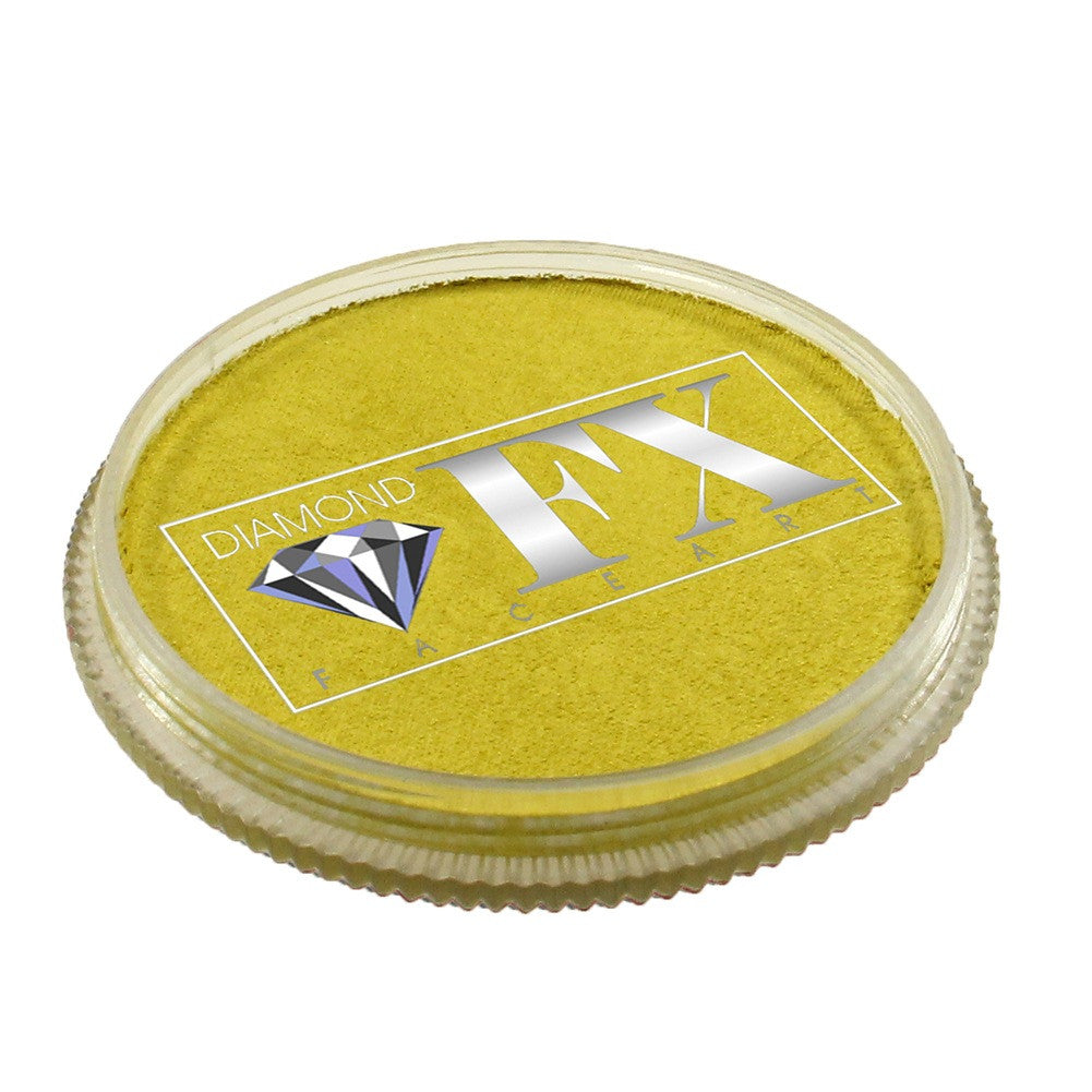 Diamond FX Face Paints - Metallic Yellow M50