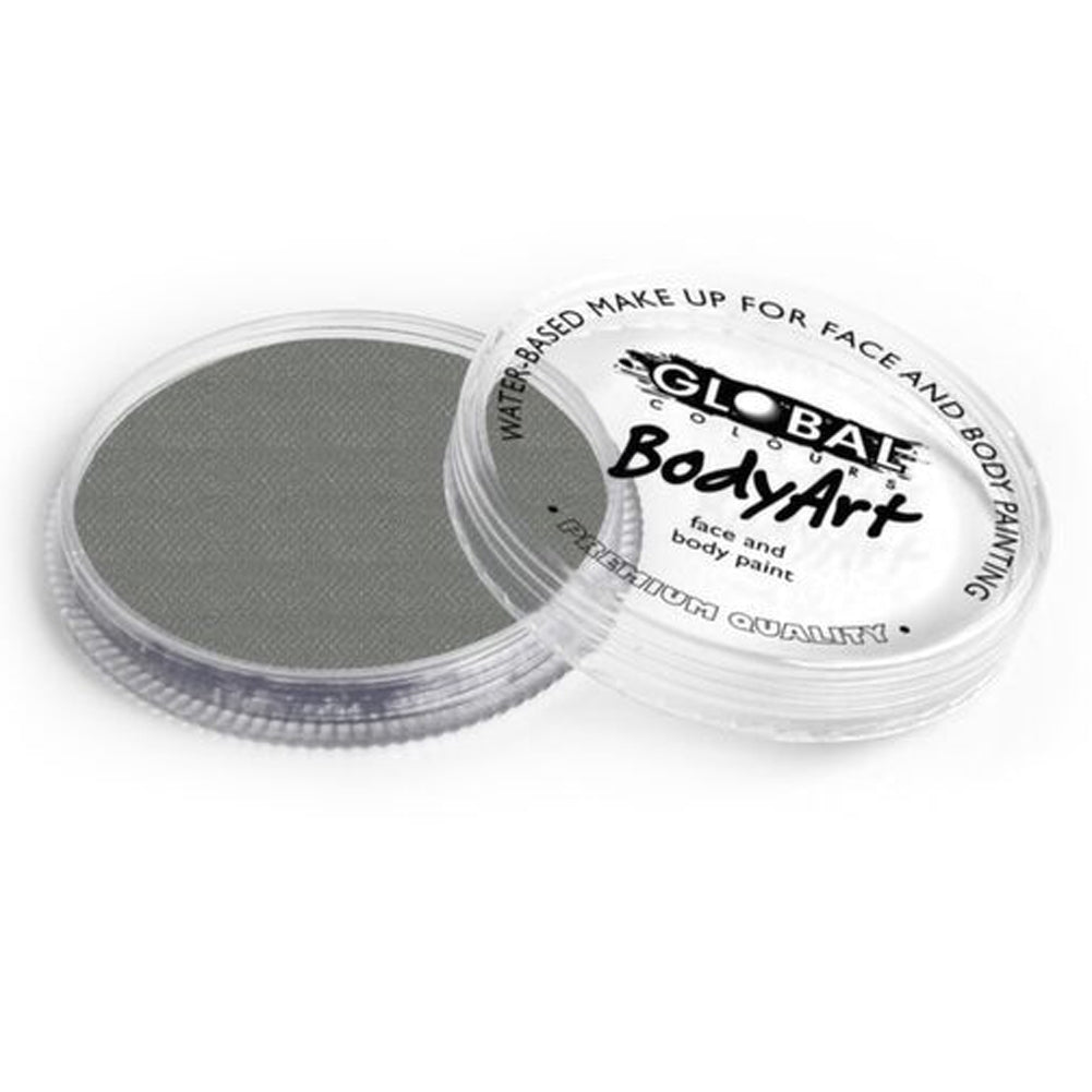 Global Body Art Face Paint - Metallic Silver (32 gm)