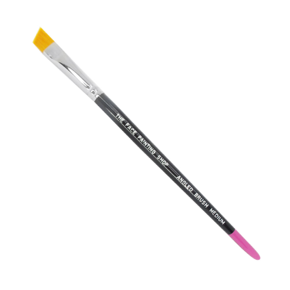 The Face Painting Shop Brush - Medium Angled (3/8&quot;)