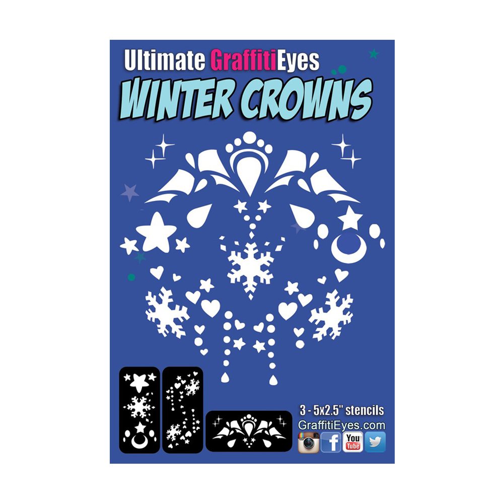 GraffitiEyes Stencil Kit - Winter Crowns