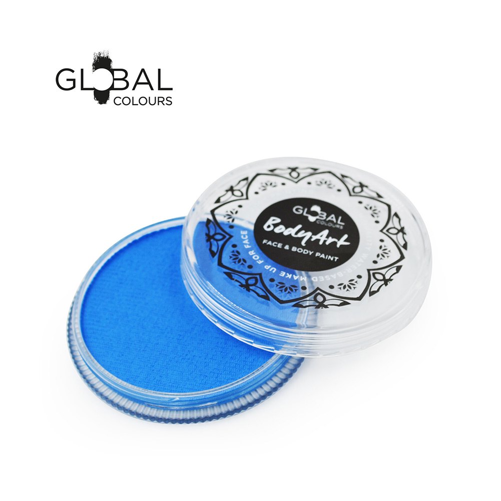 Global Body Art Face Paint -  Neon Blue (32 gm)