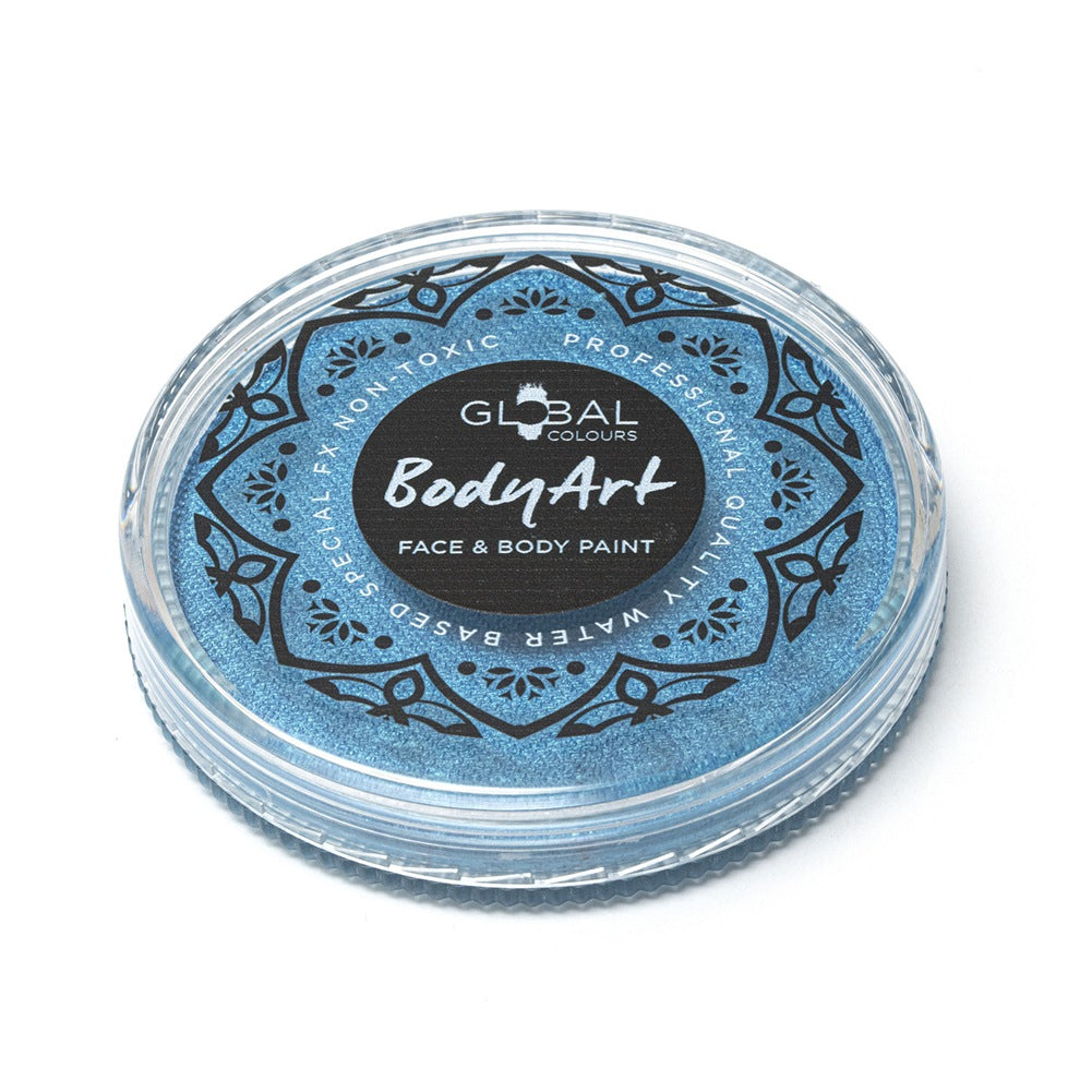 Global Body Art Face Paint -  Pearl Mediterranean Blue (32 gm)