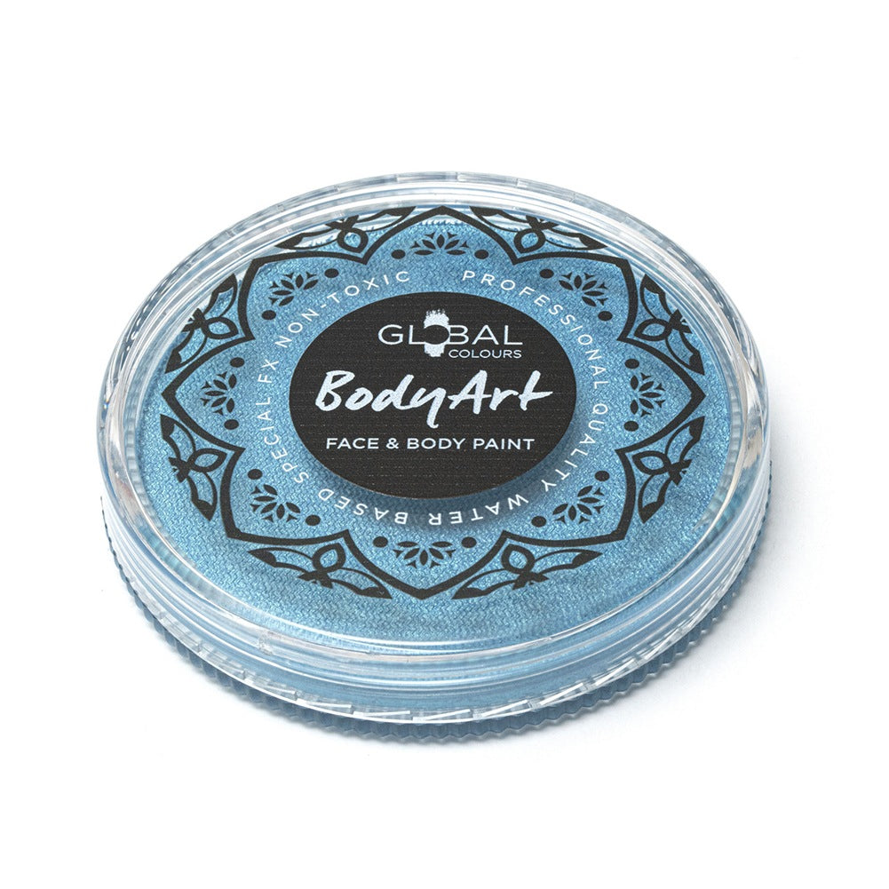 Global Body Art Face Paint -  Pearl Peacock Blue (32 gm)