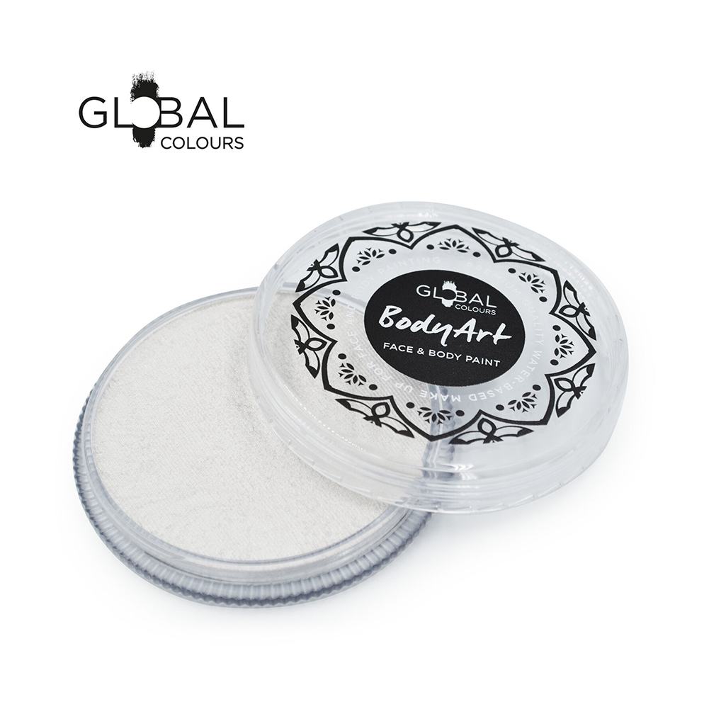 Global Body Art Face Paint - Pearl White (32 gm)