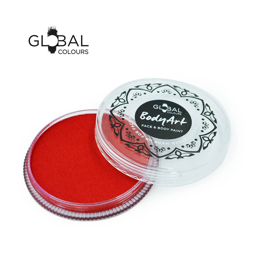 Global Body Art Face Paint - Standard Red (New Shade) (32 gm)